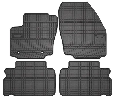 Image de Tapis de sol en caoutchouc pour Ford S-MAX MK1 2006-2012 (monospace) – 4 pièces, noirs, sur mesure