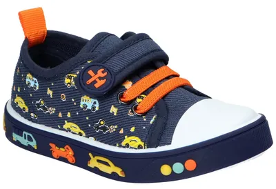 Produktbild von American Club TEN 184, Kinder Sneaker Klettverschluss Leder-Einlegesohle weißer Boden bequem, Navy 22
