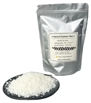 Obrázek produktu pro Sójový vosk, výroba svíček pro kutily, ekologický materiál, 250 g