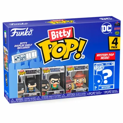 Produktbild von DC Bitty POP! Vinyl Figuren 4er-Pack Batman 2,5 cm