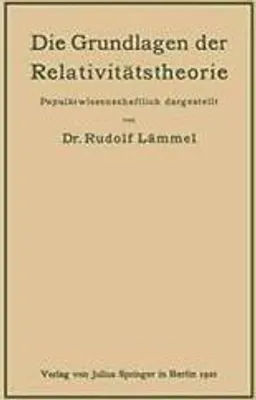 Obrázek produktu pro Die Grundlagen der Relativitätstheorie