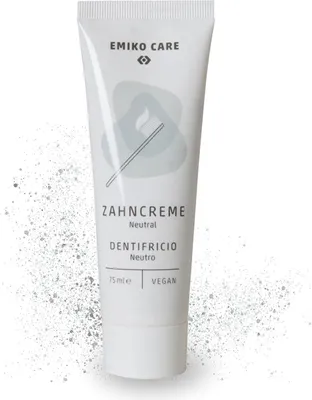 Produktbild von EMIKOCare ZahnCreme Neutral 75ml Schonende Zahnpflege mit rein natürlichen Inhaltsstoffen