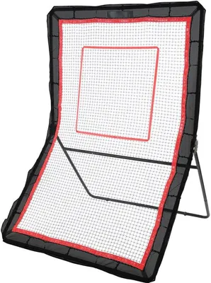 Produktbild von Lacrosse Trainingsnet 5x7, Softbal Oefenmuur mit Verstelbarer Ecke und Ziel, 220V, 50W, Durable Nylon