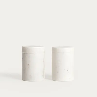 Obrázok produktu pre HOMLA MARBLE Mramorová sada na korenie, klasická, 2-dielna