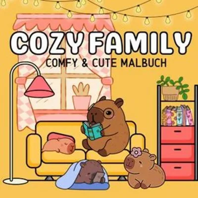 Produktbild von Cozy Malbuch für Erwachsene Cozy Family Cute & Comfy