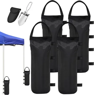 Image de Quatre sacs lest, en tissu Oxford 800D, de 10 kg chacun, pour tente