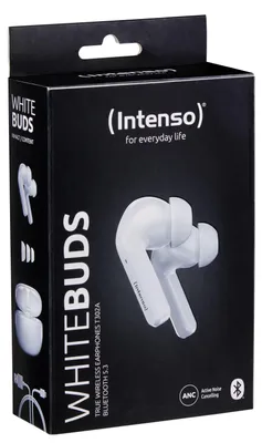 Produktbild von Intenso White Buds T302A, True Wireless Stereo (TWS), Anrufe/Musik/Sport/Alltag, Kopfhörer, Weiß