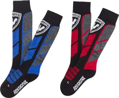 Imagen del producto de Calcetines Rossignol Thermotech Junior, 2 pares, varios colores, talla EU 30-32, para niños y niñas