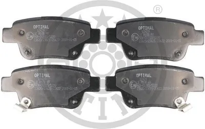 Produktbild von OPTIMAL Bremsbeläge Satz Hinten Bremsklötze für TOYOTA AVENSIS Kombi (T25) BP-12429