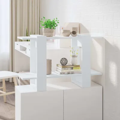 Produktbild von Bücherregal/Raumteiler Weiß 80x30x51 cm , Bücherregale Design 2024