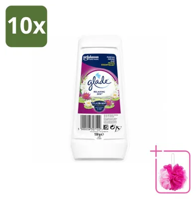 Produktbild von 10 x Glade Lufterfrischer Gel Relaxing Zen 150 g - Sparpackung - 10 Stücke