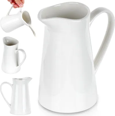 Produktbild von Porzellan-Milchkännchen für Milch, Sahne, Saucen und Dips 200 ml