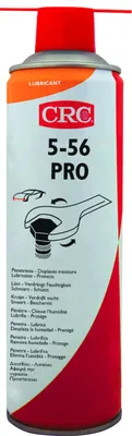 Produktbild von CRC 5-56 PRO, Metall, 500 ml, Aerosol-Spray, Rot, Weiß, 65 mm, 65 mm
