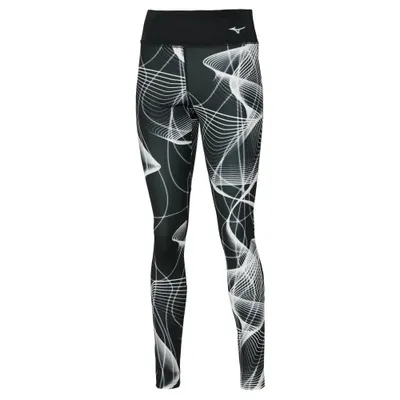 Produktbild von MIZUNO Leggings mit Print / Schwarz / XL