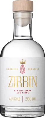 Produktbild von Zirbin Gin 200ml 41,5% Vol.