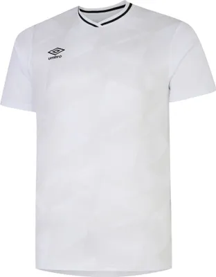 Image de Umbro - Maillot manches courtes homme "Triassic" UO1894 (XL) (Blanc/Bleu ciel)
