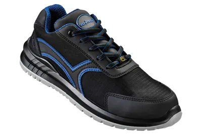 Produktbild von Sicherheitsschuh GHREN NUOVO Gre 43 W. 10,5 schwarz/blau S1P FO SR ESD Textil/Mikrofaser