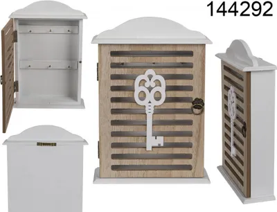 Obrázok produktu pre Drevená skrinka na kľúče Kemi 4292, 26 cm