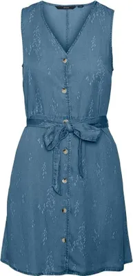 Produktbild von Vero Moda Viviana Sl Kurzes ärmelloses Kleid Blau S Damen Blau S