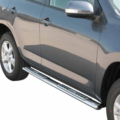 Produktbild von Edelstahl Seitenschweller Schwellerrohre für Toyota RAV4 XA30 2009-2010 Silber