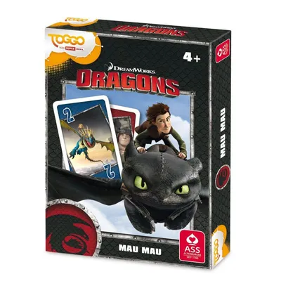 Produktbild von Dragons / Drachenzähmen leicht gemacht Mau Mau Spielkarten