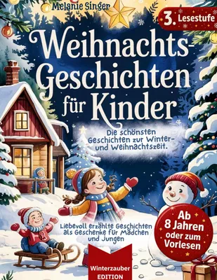 Produktbild von Weihnachtsgeschichten für Kinder / Vorlese- und Erstlesebuch, Lesestufe 3