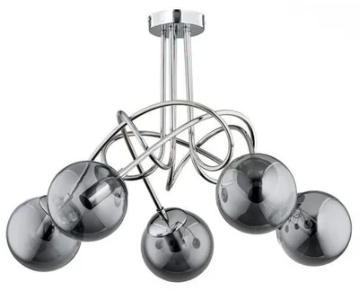 Zdjęcie produktu dla Żyrandol TANGO chromowany 5xE14x10W metal wym:47x62x62cm IP20 Alfa