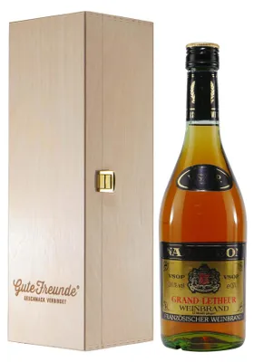 Produktbild von Napoleon V.S.O.P. Weinbrand mit Geschenk-Holzkiste
