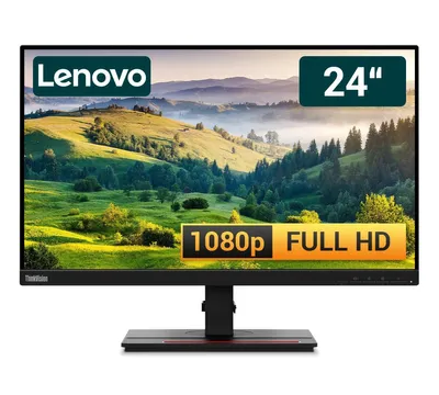 Produktbild von Lenovo ThinkVision T24m-29 - 24 Zoll Monitor - Full HD 1920 x 1080 - DisplayPort - HDMI - USB-C - Lautsprecher - USB-HUB - VESA - PC Bildschirm
