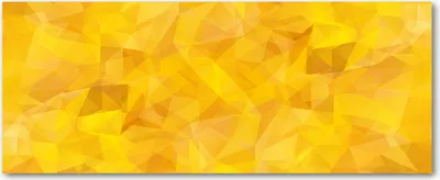 Produktbild von Tulup® Glas-Bild Wandbild aus Glas - 125x50 - Wandkunst - Wandbild hinter gehärtetem Sicherheitsglas - Dekorative Wand für Küche & Wohnzimmer  - Kunst: modern & klassisch - Abstrakte Dreiecke - Gelb