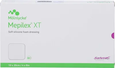 Immagine prodotto di Medicazione in schiuma MEPILEX XT 10x20 cm, 5 pezzi VER