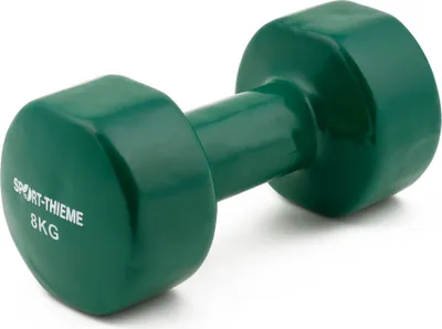 Produktbild von Sport-Thieme Fausthantel "Vinyl", Grün, 8 kg