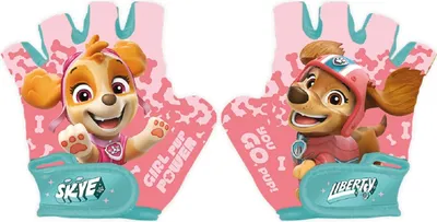 Immagine prodotto di SEVEN Guanti da bicicletta per bambini Paw Patrol Girls 70% poliestere, 30% Spandex, UNI 5 partite 3 - 9 anni