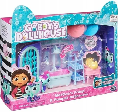 Produktbild von Spin Master Gabby's Dollhouse Badezimmer-Spielset mit Zubehör