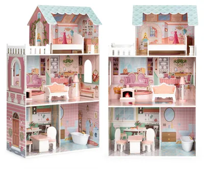 Produktbild von Homelux Barbie-Puppenhaus mit Möbeln