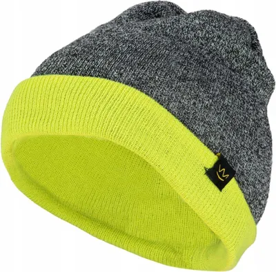 Productafbeelding van Seven Kings wintermuts, geel, omkeerbaar, één maat