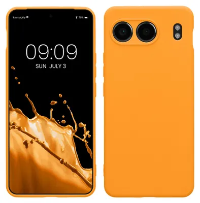Produktbild von kwmobile Handyhülle für OnePlus Nord 4 5G Hülle - weiches Handy Silikon Case - Schutzhülle Cover - Fruity Orange