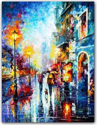 Produktbild von TPFLiving Kunstdruck LW-554 (OHNE RAHMEN) Poster - Leinwand - Wandbild - Hochauflösender Giclée-Druck, langlebig und hochwertig - Abstrakte Städte und Landschaften  - Größe: 20x30cm