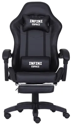 Zdjęcie produktu dla Fotel gamingowy INFINI ESPACE Black