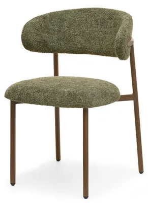 Immagine prodotto di Sedia da pranzo ADRIENNE - verde / noce