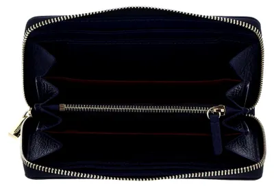 Produktbild von Leder Geldbörse Metallic Soft Wallet Grained Leather Royal Blue blau