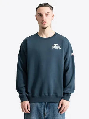 Produktbild von Herren Rundhals Sweatshirt normale Passform HAIGHTON Blue/White XXL Lonsdale