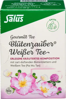 Image de Salus Blütenzauber Thé blanc, 15 pcs. Sachets filtres
