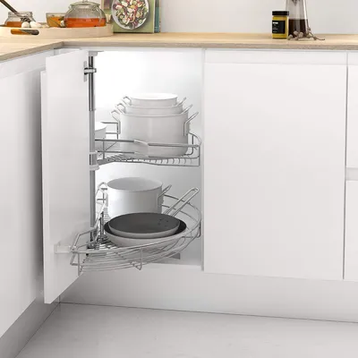 Productafbeelding van Keukenhoekopstelling, comfortmodel, deurbreedte 450 mm / producthoogte 630-730 mm