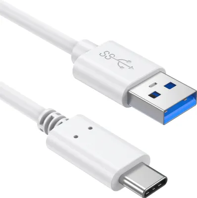 Immagine prodotto di Cavo Slabo USB Tipo C per Samsung Galaxy A04e | Samsung Galaxy A04s | Samsung Galaxy A14 (4G | 5G) | Samsung Galaxy A34 5G | Samsung Galaxy A54 5G | Samsung Galaxy M13 4G | Samsung Galaxy M14 | Samsung Galaxy M54 5G - BIANCO