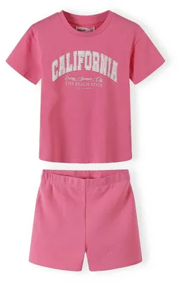Produktbild von Minoti T Shirt Baumwolle Rosa Gr. 98 für Mädchen
