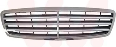 Produktbild von VAN WEZEL 3033514 Kühlergrill Frontgrill passend für MERCEDES-BENZ C-Klasse Limousine (W203) Grau
