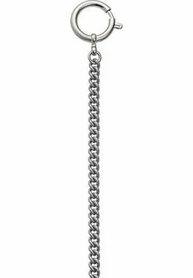 Produktbild von Regent PS-05 Taschenuhrkette Edelstahl Matt Rundpanzer 30 cm