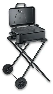 Produktbild von Severin Stand- & Tischgrill, Elektrogrill 2300W, 10 Min Aufheizzeit, Keramikbeschichtung, bis 230°C, Deckel mit Thermometer, 45x30 cm, PG 8598