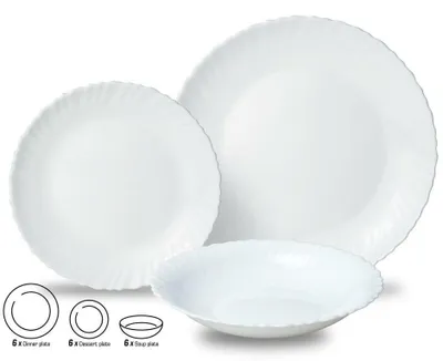Obrázek produktu pro Kinghoff Porcelánová sada talířů, Opal